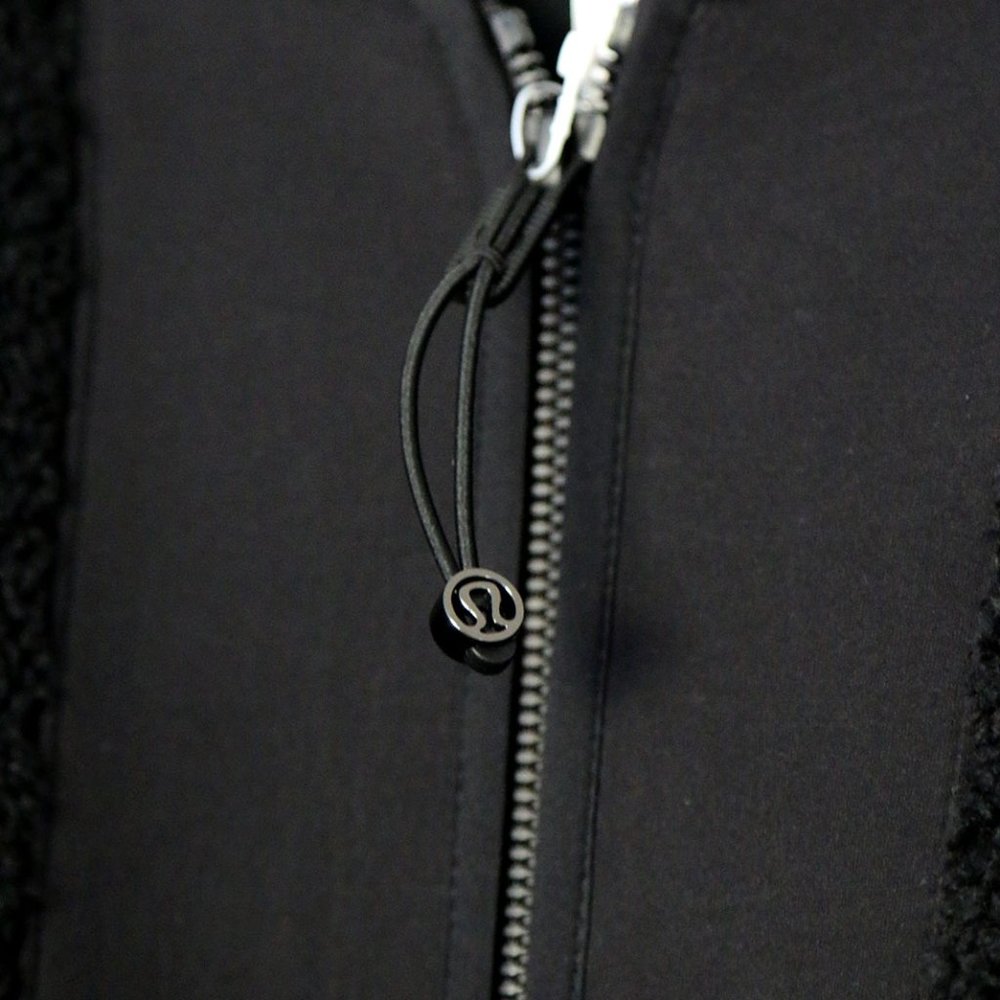 NEW Lululemon Collarless Textured Fleece Full Zip 14 Jacket Coat Longline $198 - Picture 14 of 16